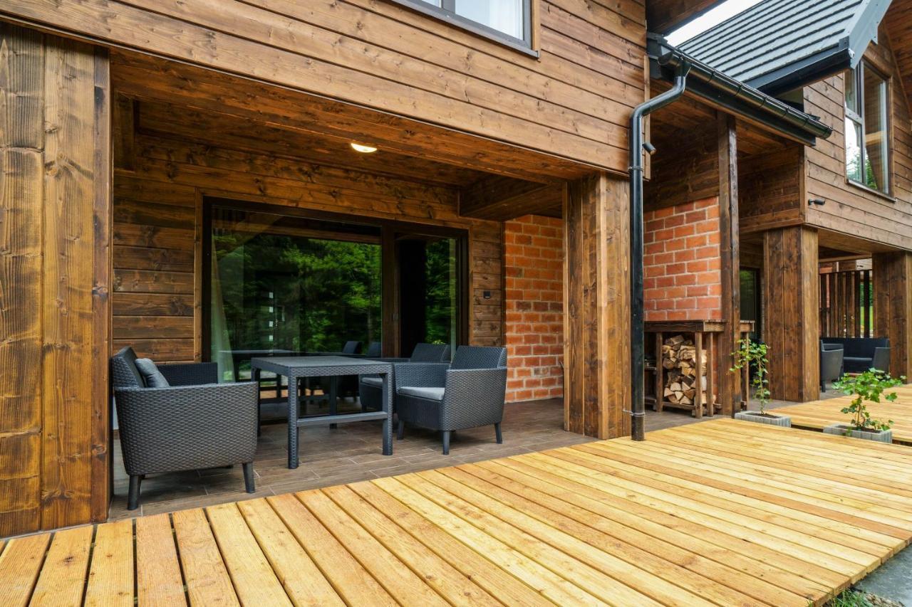 Novosiele Residence - Nad Gorska Rzeka - Lesne Spa Sauna Jacuzzi - Bieszczady Bystre  المظهر الخارجي الصورة