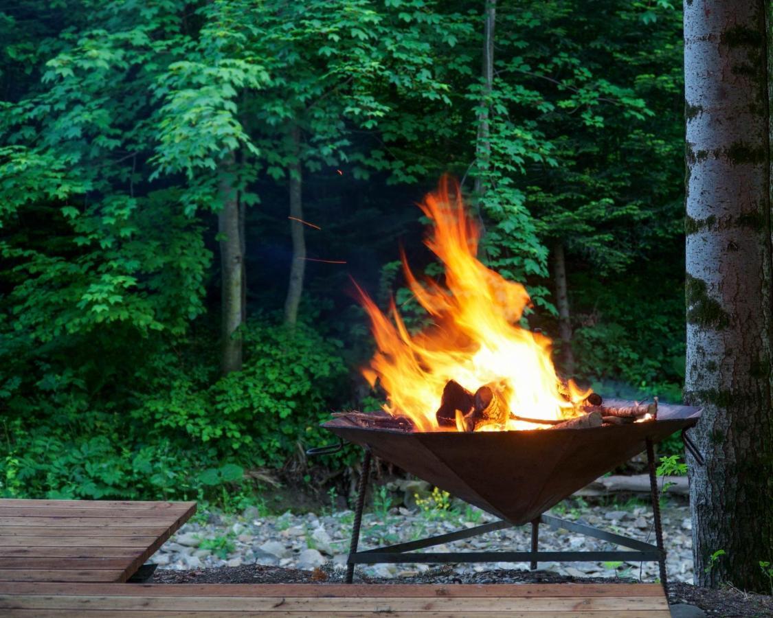 Novosiele Residence - Nad Gorska Rzeka - Lesne Spa Sauna Jacuzzi - Bieszczady Bystre  المظهر الخارجي الصورة
