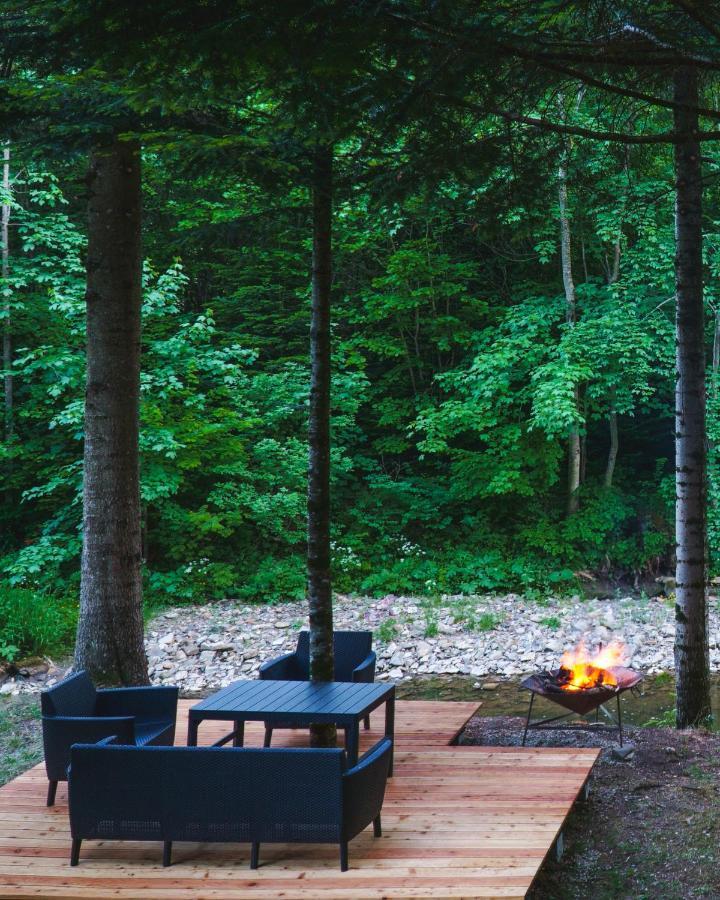Novosiele Residence - Nad Gorska Rzeka - Lesne Spa Sauna Jacuzzi - Bieszczady Bystre  المظهر الخارجي الصورة