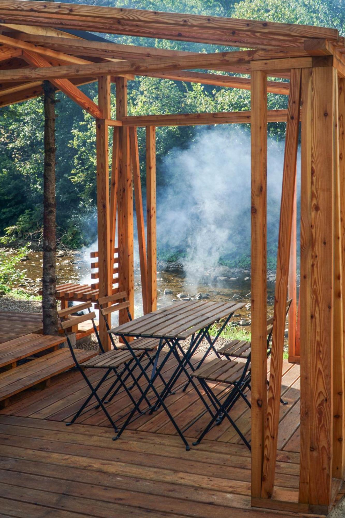 Novosiele Residence - Nad Gorska Rzeka - Lesne Spa Sauna Jacuzzi - Bieszczady Bystre  المظهر الخارجي الصورة